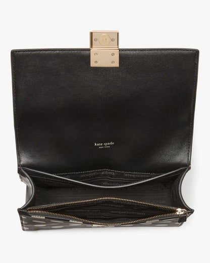 KateSpade Deco Chain Shoulder Bag Black Multi
