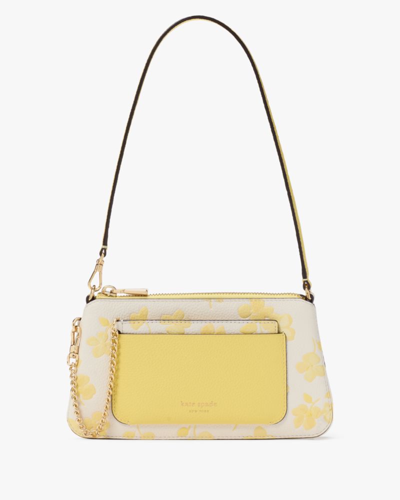 KateSpade Ava Spring Pansies Pochette Yuzu Jam Multi