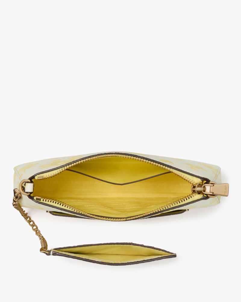 KateSpade Ava Spring Pansies Pochette Yuzu Jam Multi
