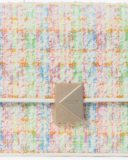 KateSpade Deco Tweed Chain Shoulder Bag Multi