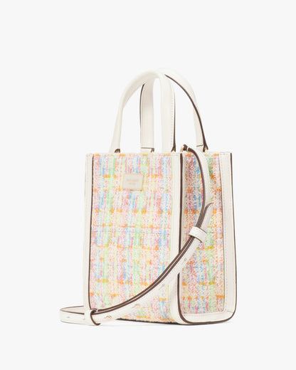 KateSpade Manhattan Tweed Mini Tote Multi