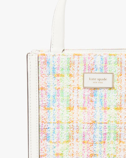 KateSpade Manhattan Tweed Mini Tote Multi