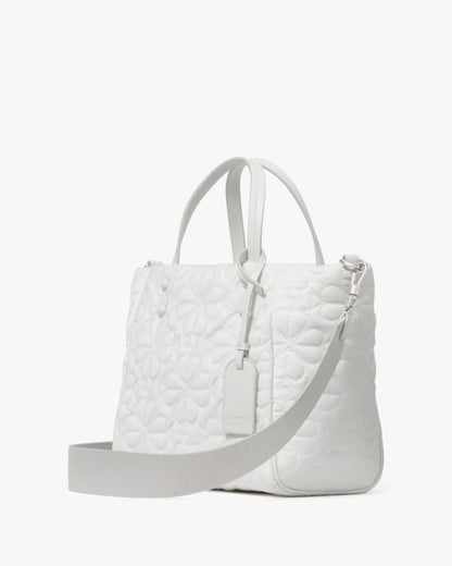 KateSpade Tilly Quilted Small Tote Bag White Dove