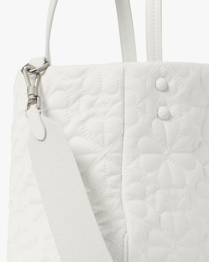 KateSpade Tilly Quilted Small Tote Bag White Dove
