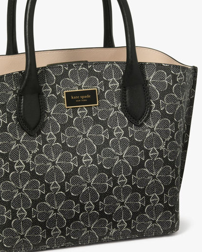 KateSpade Suite Spade Flower Crossbody Tote Black Multi