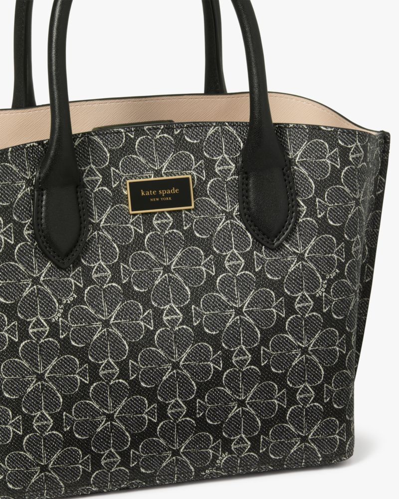 KateSpade Suite Spade Flower Crossbody Tote Black Multi