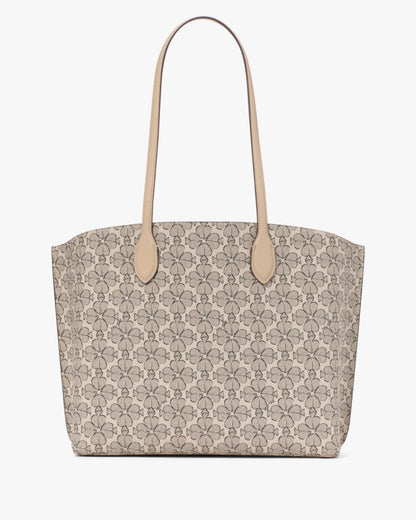 KateSpade Suite Spade Flower Large Work Tote Neutral Multi