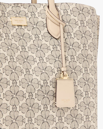 KateSpade Suite Spade Flower Large Work Tote Neutral Multi
