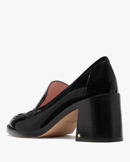 Katespade Lori Heeled Loafers Black