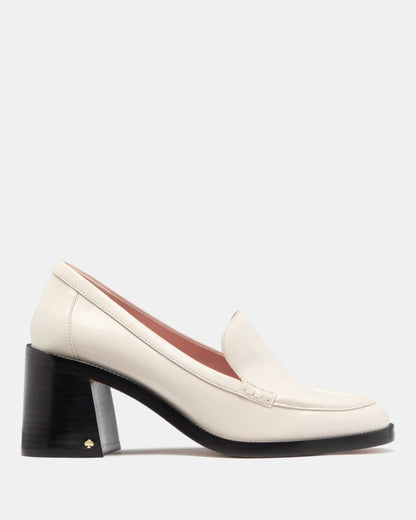 Katespade Lori Heeled Loafers Cream
