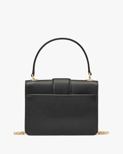 KateSpade Phoebe Turnlock Mini Flap Crossbody Black