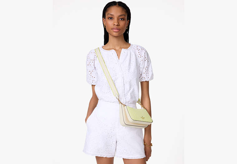 Duet Straw Crossbody Lime Slushy Multi Lime Slushy Multi