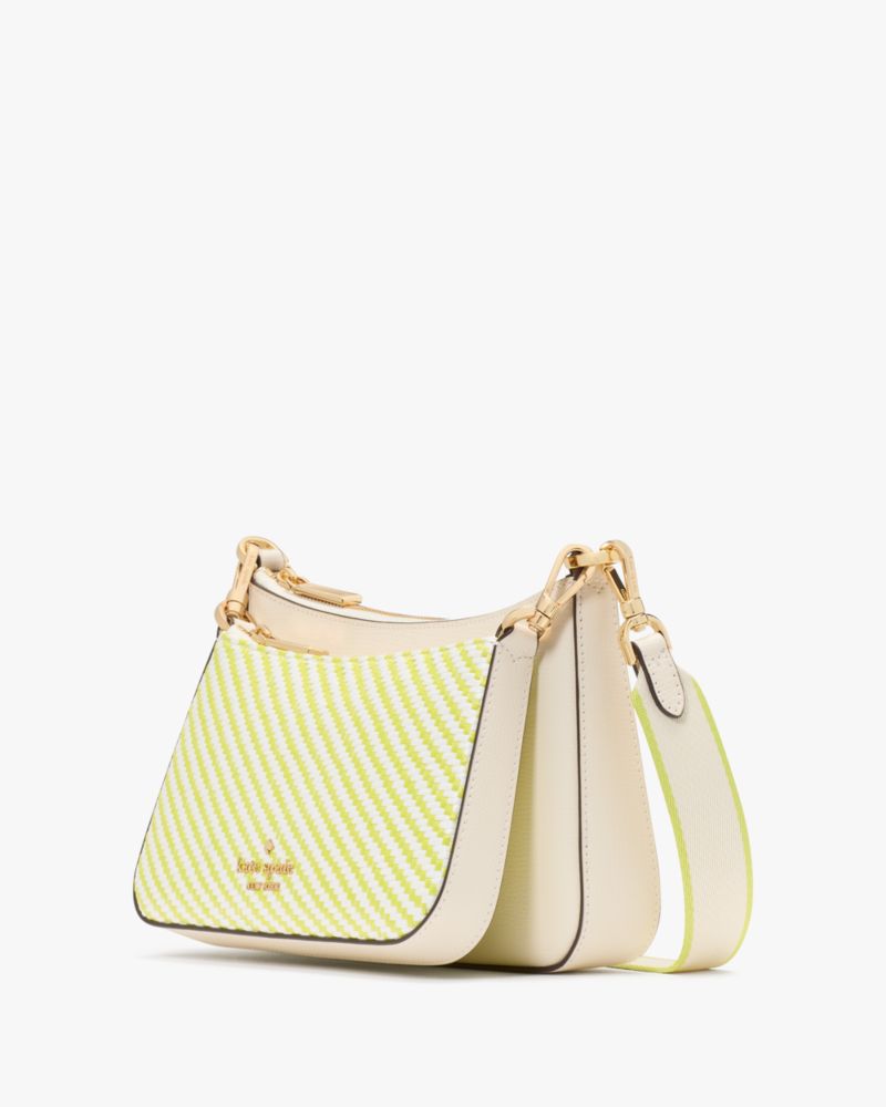 KateSpade Duet Straw Crossbody Lime Slushy Multi