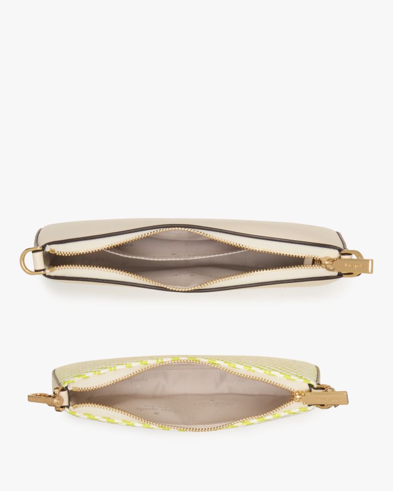 KateSpade Duet Straw Crossbody Lime Slushy Multi