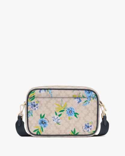 KateSpade Spade Flower Floral Camera Bag Blazer Blue Multi