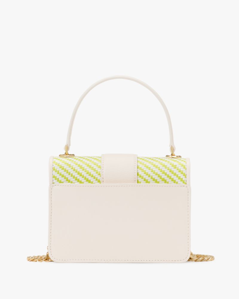 KateSpade Phoebe Turnlock Mini Flap Crossbody Lime Slushy Multi