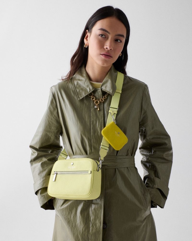 KateSpade Emma Camera Crossbody Bag Tennis Ball Multi