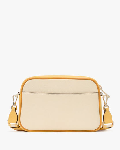 KateSpade Emma Colorblock Pebbled Leather Large Crossbody Buttermilk Glaze Multi