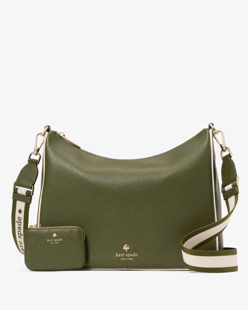 KateSpade Emma Large Crossbody Enchanted Green Multi