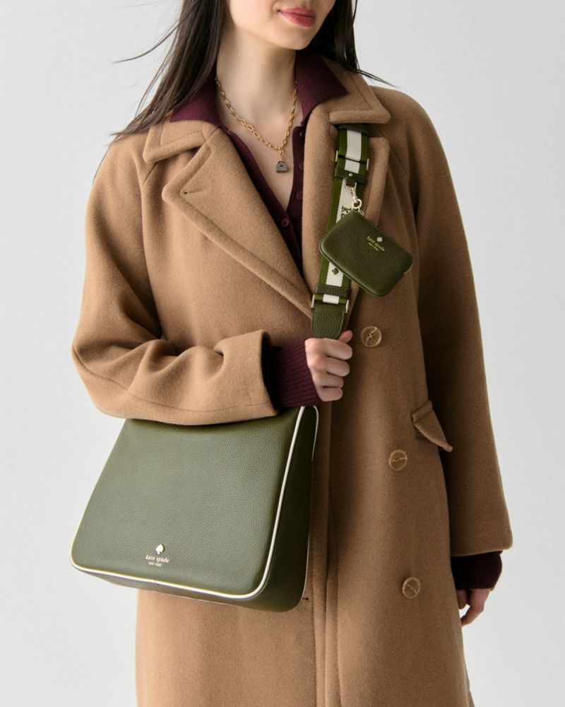 KateSpade Emma Large Crossbody Enchanted Green Multi