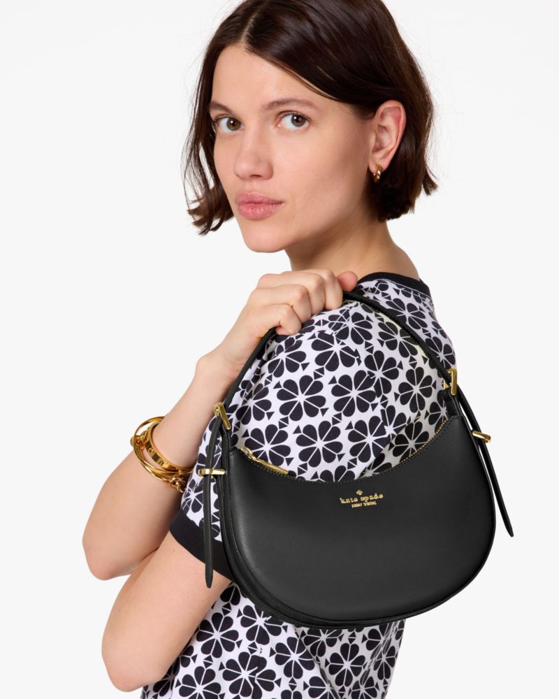 KateSpade Nova Crescent Shoulder Bag Black