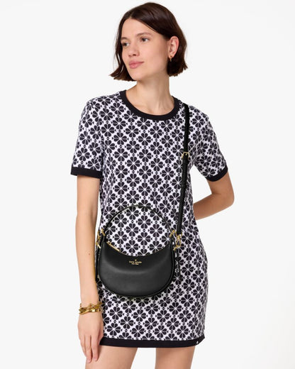 KateSpade Nova Crescent Shoulder Bag Black