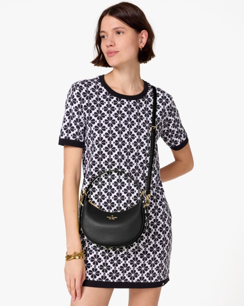 KateSpade Nova Crescent Shoulder Bag Black