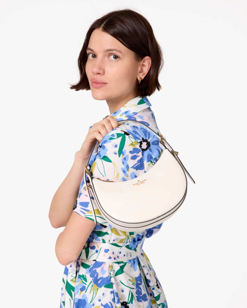 KateSpade Nova Crescent Shoulder Bag Meringue
