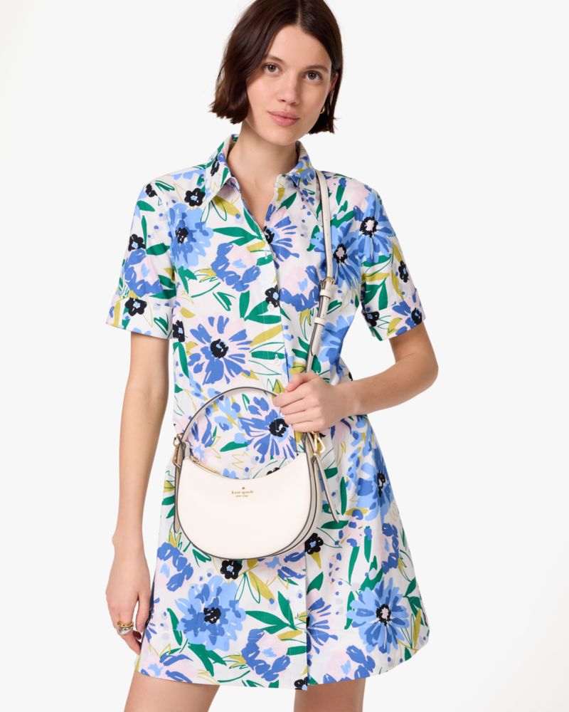 KateSpade Nova Crescent Shoulder Bag Meringue
