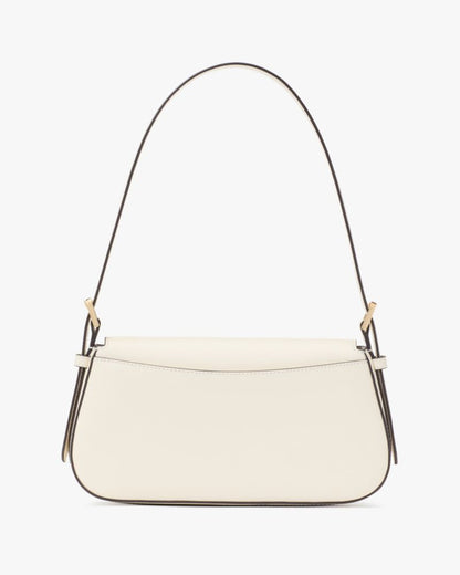KateSpade Madison Saffiano Leather Small Flap Shoulder Bag Meringue