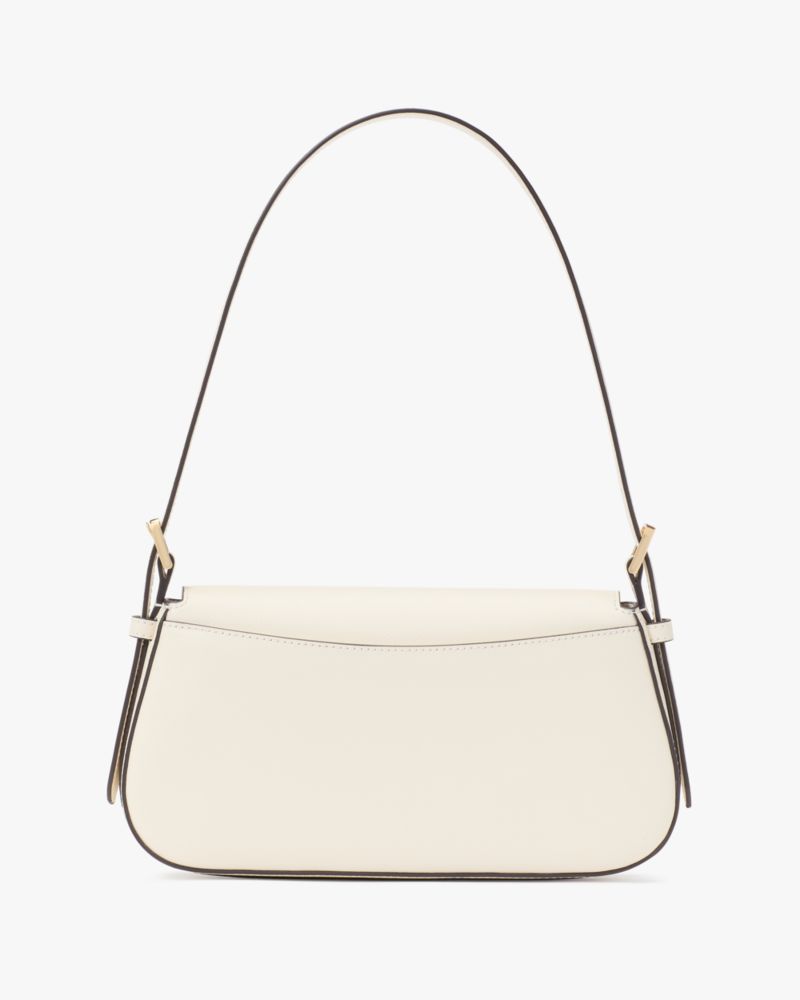 KateSpade Madison Saffiano Leather Small Flap Shoulder Bag Meringue