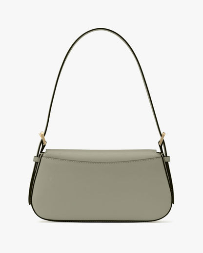 KateSpade Madison Saffiano Leather Small Flap Shoulder Bag Dusky Pine