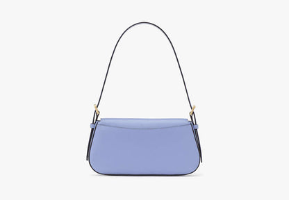 Madison Saffiano Leather Small Flap Shoulder Bag Frosted Blueberry Frosted Blueberry