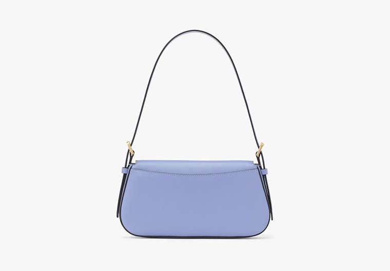 Madison Saffiano Leather Small Flap Shoulder Bag Frosted Blueberry Frosted Blueberry