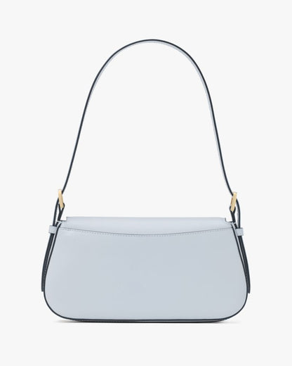 KateSpade Madison Saffiano Leather Small Flap Shoulder Bag Watercolor Blue