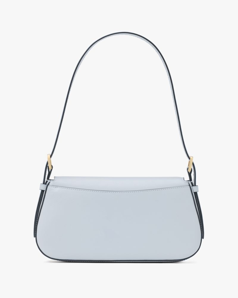 KateSpade Madison Saffiano Leather Small Flap Shoulder Bag Watercolor Blue