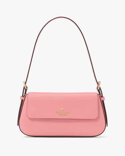 KateSpade Madison Saffiano Leather Small Flap Shoulder Bag Terracotta Tile