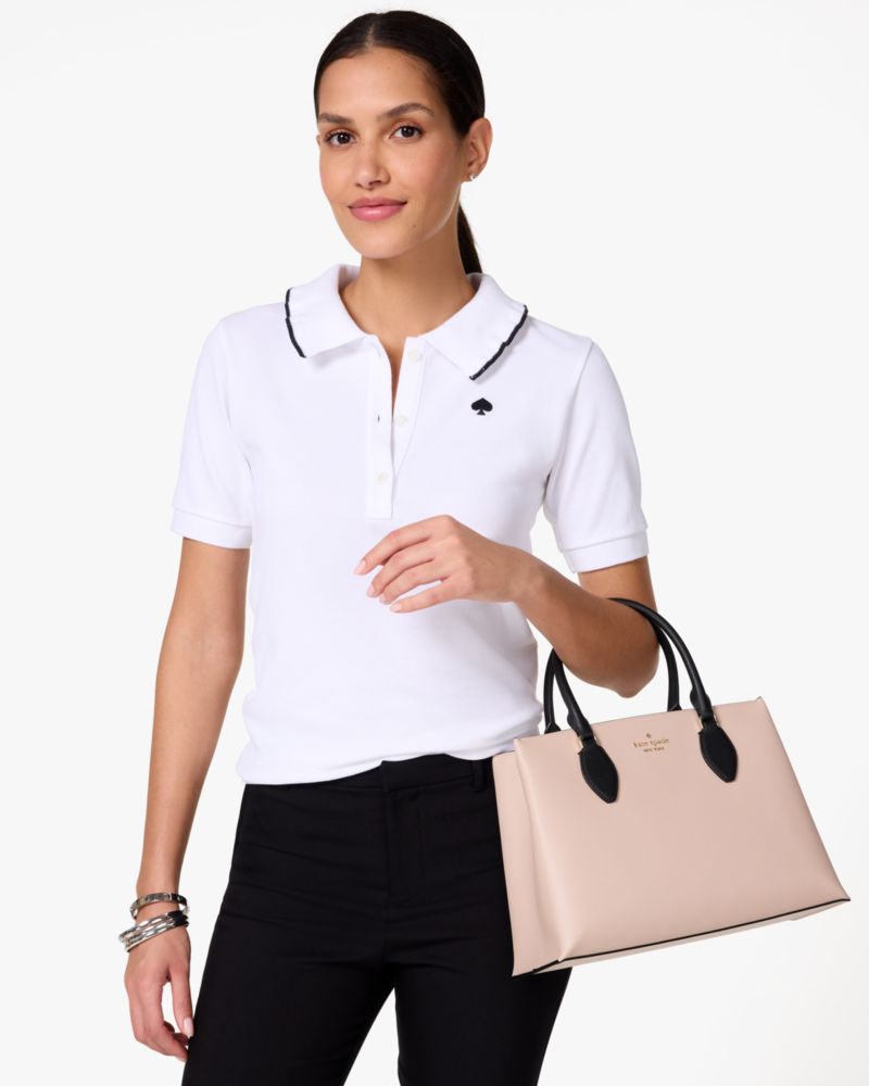KateSpade Rae Medium Satchel Warm Beige Multi