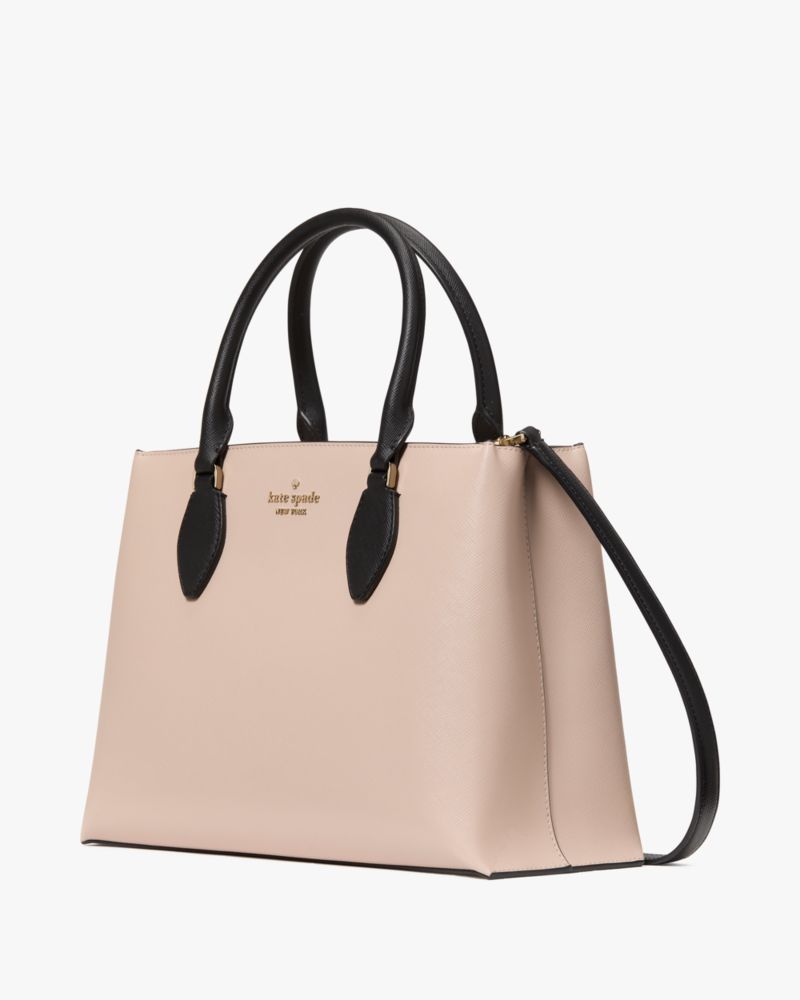 KateSpade Rae Medium Satchel Warm Beige Multi