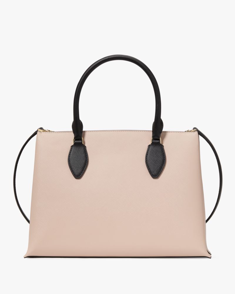 KateSpade Rae Medium Satchel Warm Beige Multi