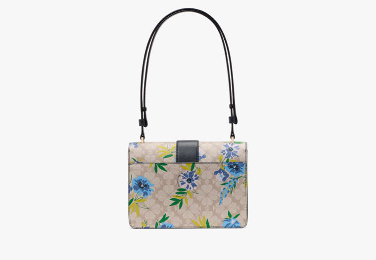 Spade Flower Floral Small Flap Shoulder Bag Blazer Blue Multi Blazer Blue Multi