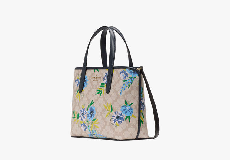 Spade Flower Floral Small Tote Blazer Blue Multi Blazer Blue Multi