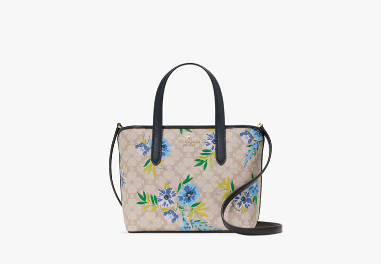 Spade Flower Floral Small Tote Blazer Blue Multi Blazer Blue Multi