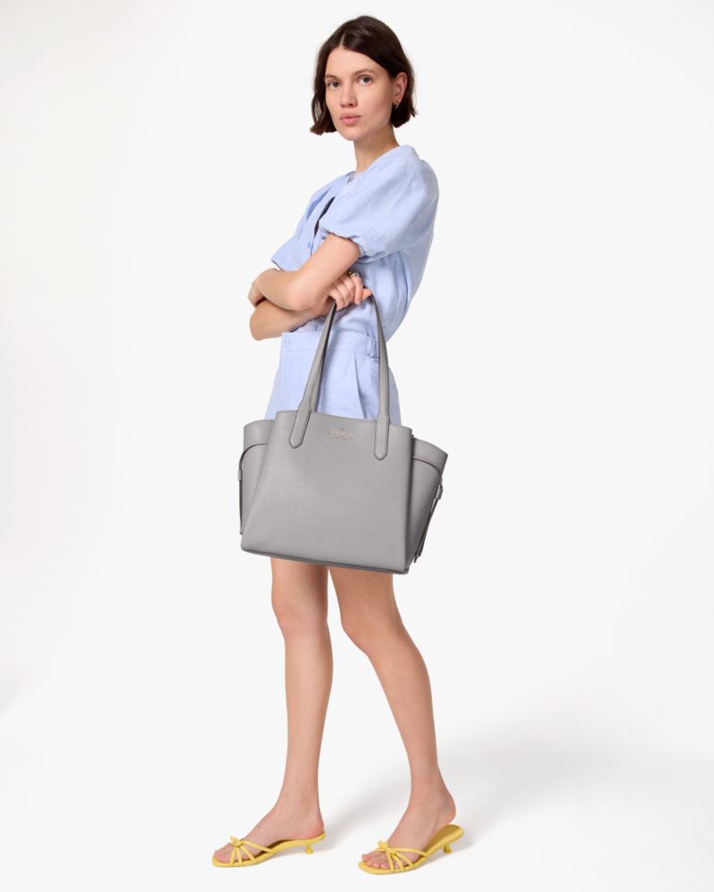 KateSpade Dumpling Medium Tote Mountain Grey