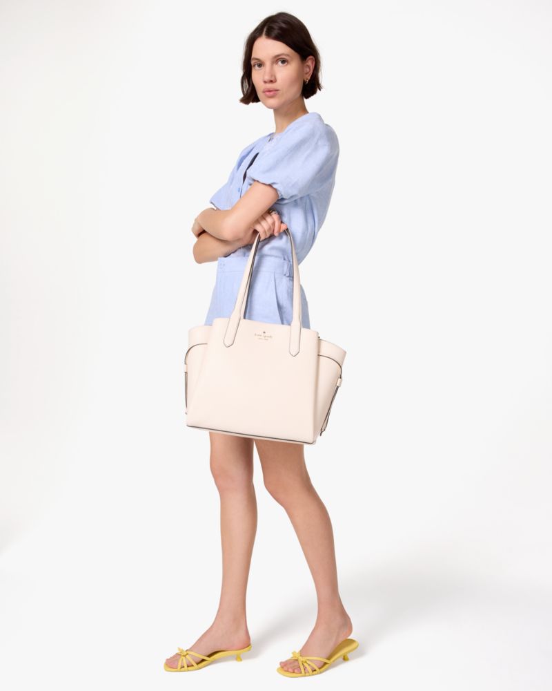 KateSpade Dumpling Medium Tote Parchment