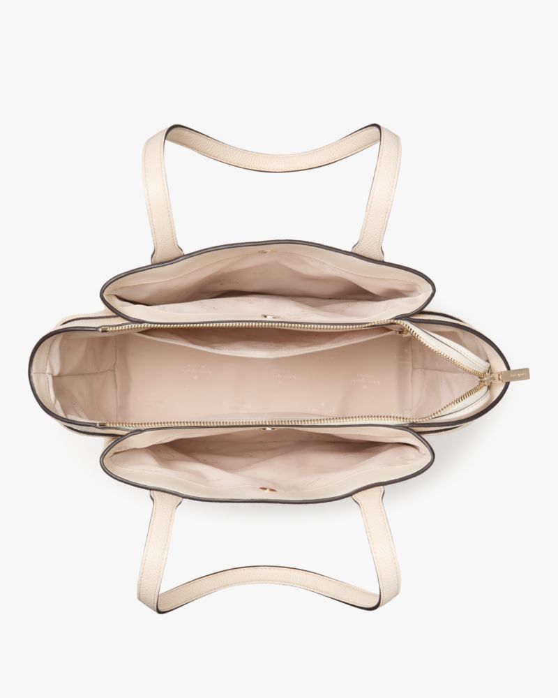 KateSpade Dumpling Medium Tote Parchment