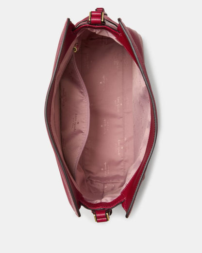 KateSpade Dumpling Large Shoulder Bag Red Jam
