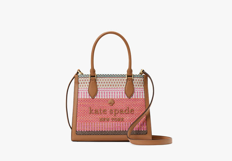 Ellie Straw Small Tote Pink Multi Pink Multi
