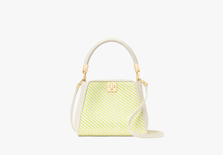 Phoebe Straw Small Top Handle Bag Lime Slushy Multi Lime Slushy Multi