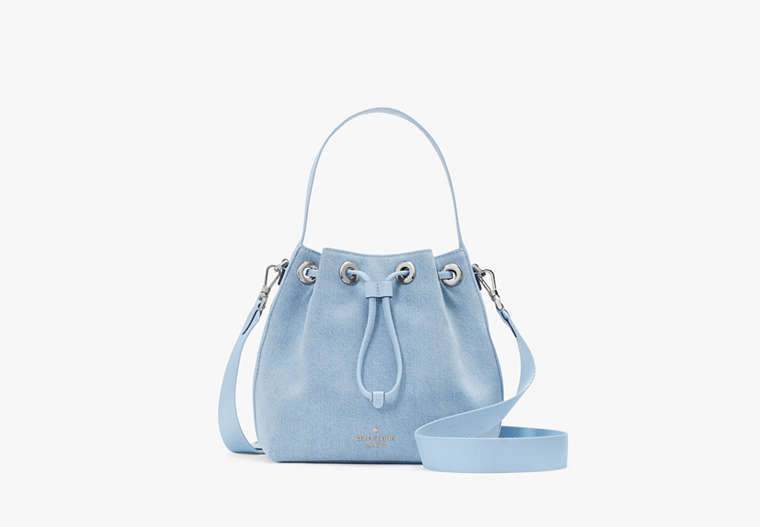 Kip Denim Bucket Bag Blue Multicolor Blue Multicolor